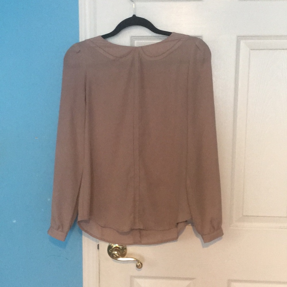 LOFT: Tan blouse
